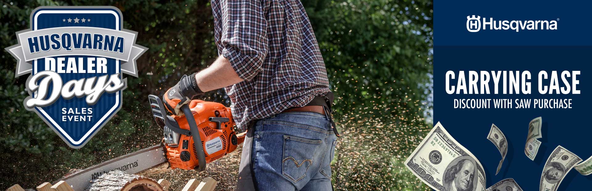 Husqvarna: Carrying Case Discount With Saw Purchase